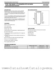 ADC0820 datasheet pdf Philips