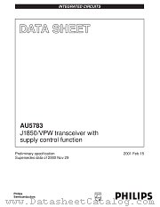 AU5783D datasheet pdf Philips