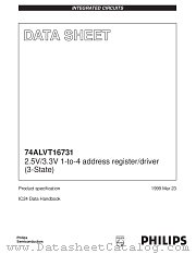 74ALVT16731DL datasheet pdf Philips