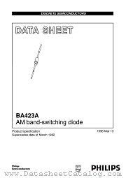 BA423A datasheet pdf Philips