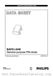 BAP51-04W datasheet pdf Philips