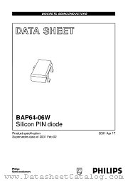 BAP64-06W datasheet pdf Philips