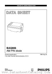BAQ806 datasheet pdf Philips