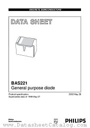 BAS221 datasheet pdf Philips