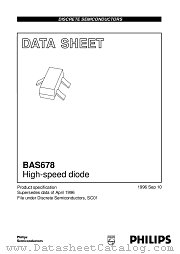 BAS678 datasheet pdf Philips