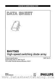 BAV756 datasheet pdf Philips