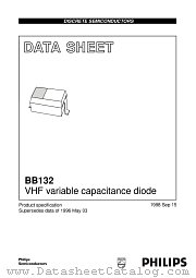 BB132 datasheet pdf Philips