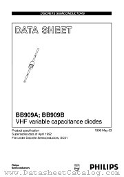 BB909A datasheet pdf Philips