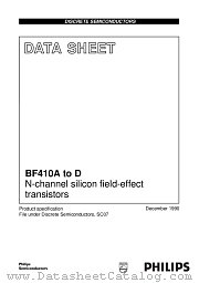 BF410C datasheet pdf Philips