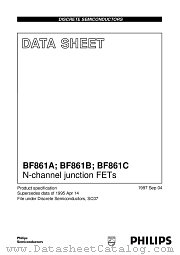BF861 datasheet pdf Philips