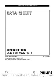 BF908 datasheet pdf Philips