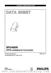 BFG480 datasheet pdf Philips