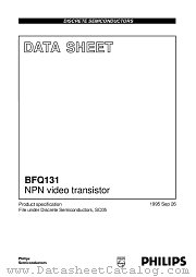 BFQ131 datasheet pdf Philips