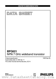 BFQ621 datasheet pdf Philips