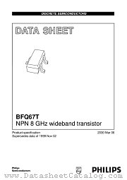 BFQ67T datasheet pdf Philips