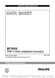 BFT92W datasheet pdf Philips