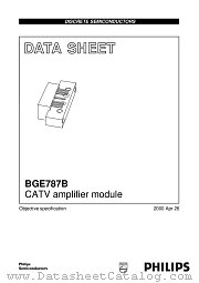 BGE787B datasheet pdf Philips