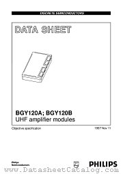 BGY120A datasheet pdf Philips