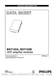 BGY122B datasheet pdf Philips