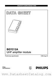 BGY212A datasheet pdf Philips