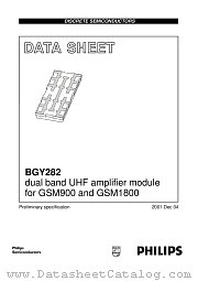 BGY282 datasheet pdf Philips