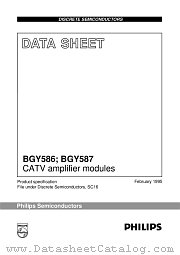 BGY586 datasheet pdf Philips