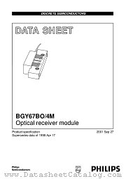 BGY67BO/4M datasheet pdf Philips
