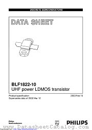 BLF1822-10 datasheet pdf Philips