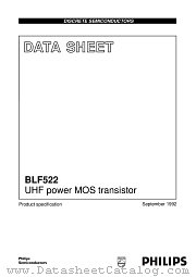 BLF522 datasheet pdf Philips