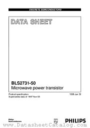 BLS2731-50 datasheet pdf Philips
