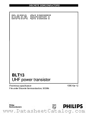 BLT13 datasheet pdf Philips