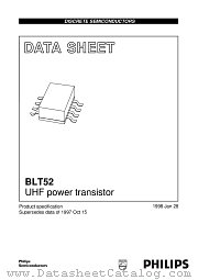 BLT52 datasheet pdf Philips