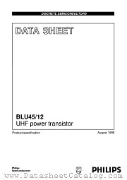 BLU45/12 datasheet pdf Philips