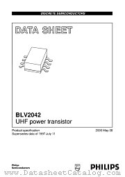 BLV2042 datasheet pdf Philips