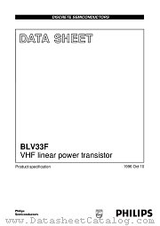 BLV33F datasheet pdf Philips