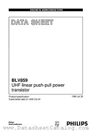 BLV859 datasheet pdf Philips