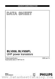 BLV958 datasheet pdf Philips