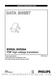 BSR20A datasheet pdf Philips