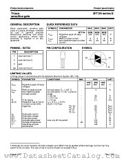 BT134-500E datasheet pdf Philips