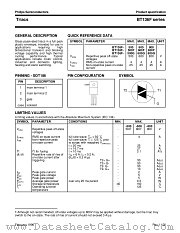 BT136F-800F datasheet pdf Philips
