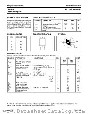 BT136S-800E datasheet pdf Philips