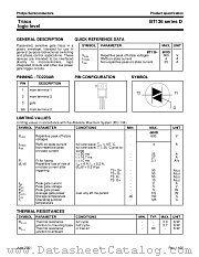 BT136-600D datasheet pdf Philips