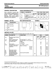 BT137B-500E datasheet pdf Philips