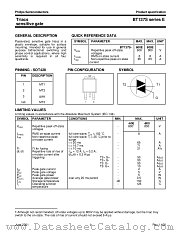 BT137S-800E datasheet pdf Philips