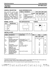 BT148W datasheet pdf Philips