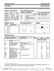 BT151B-650R datasheet pdf Philips