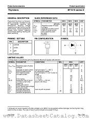 BT151X-650C datasheet pdf Philips
