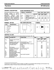 BT152B datasheet pdf Philips