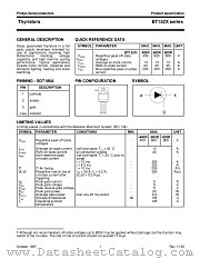 BT152X datasheet pdf Philips