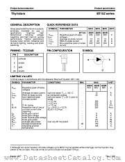 BT152-600R datasheet pdf Philips
